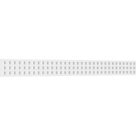 Ekena Millwork Knoxville Architectural Grade PVC Running Trim, 4"H x 5/8"P x 48"L RUNP04X0625X48KNX